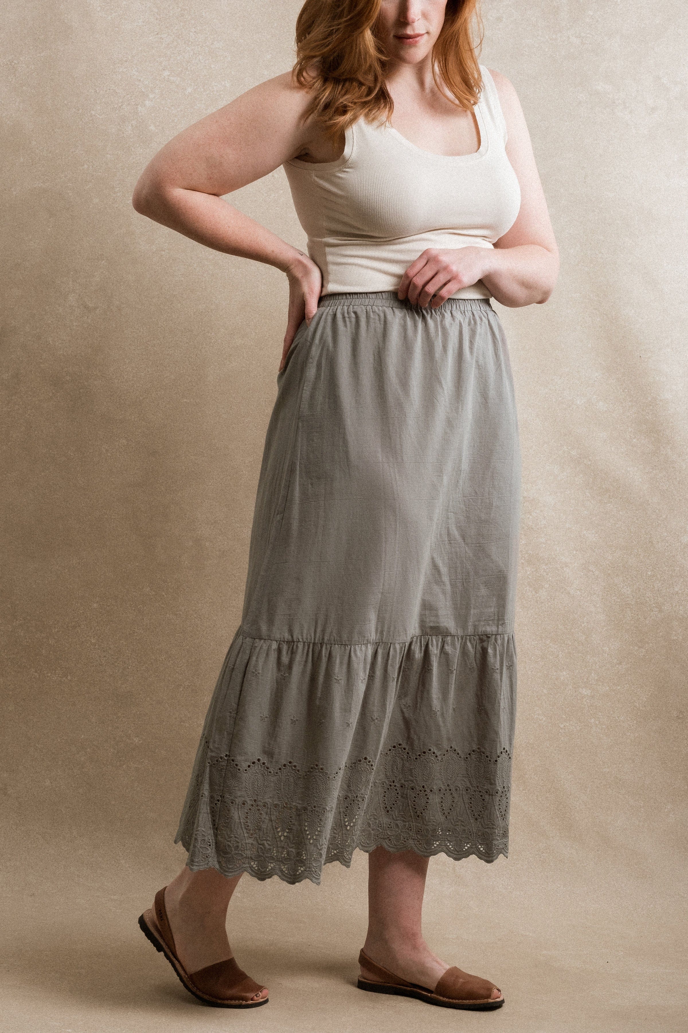 Delphi Skirt - Dusty Blue – Neuflora