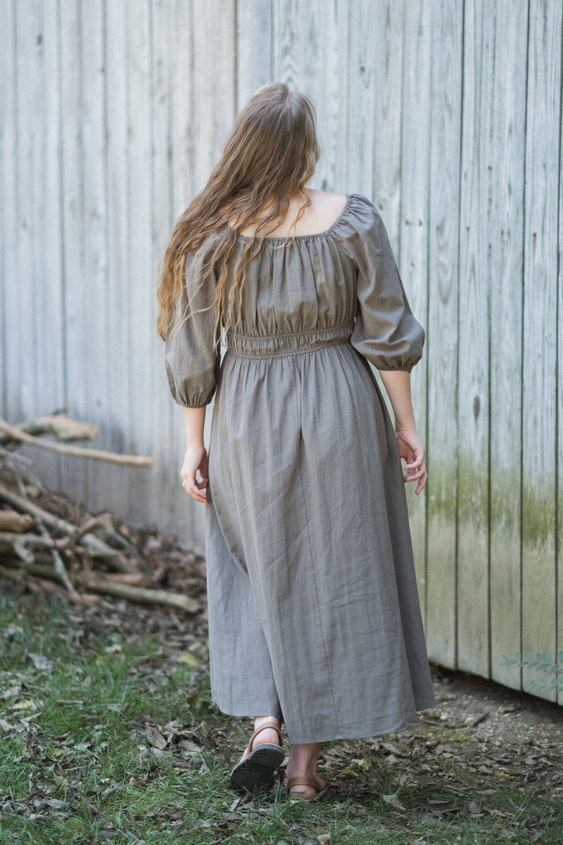 Fulton Dress - Dusty Sage