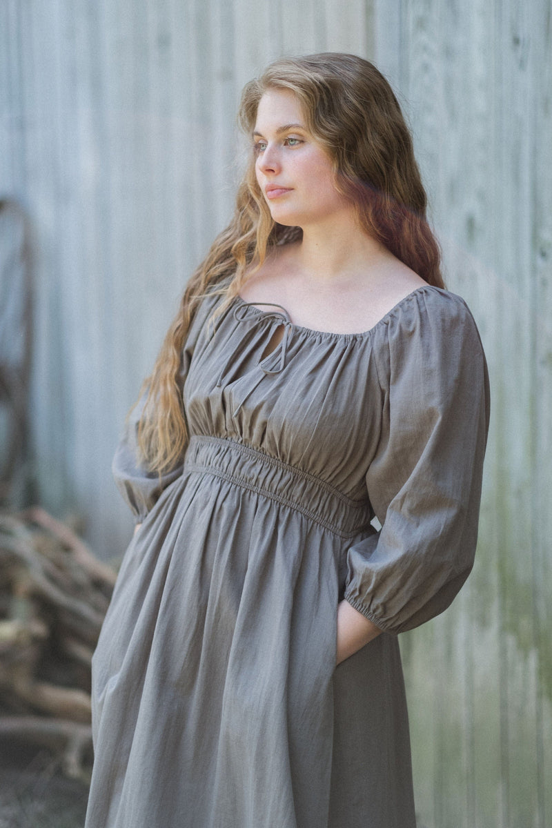 Fulton Dress - Dusty Sage