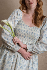 Milan Dress - Blue Floral