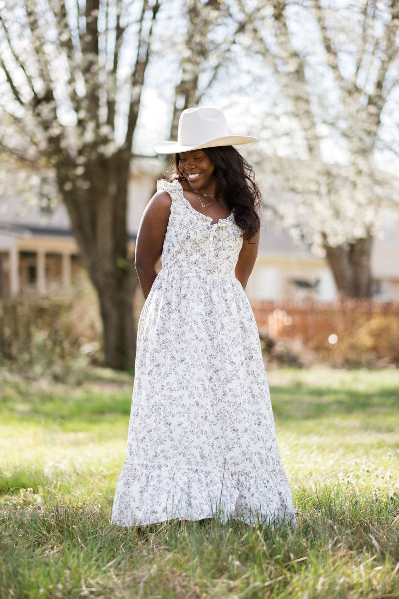 Destin Dress - Lavender Floral