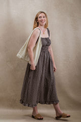 Windsor Dress - Navy Gingham