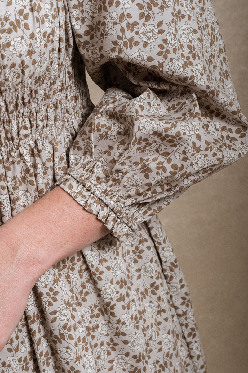 Durango Dress - Grey Floral