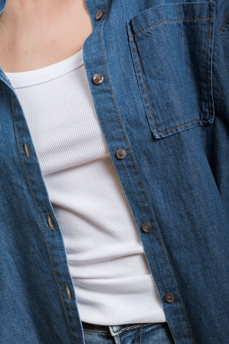 Gunnison Button Down - Dark Wash