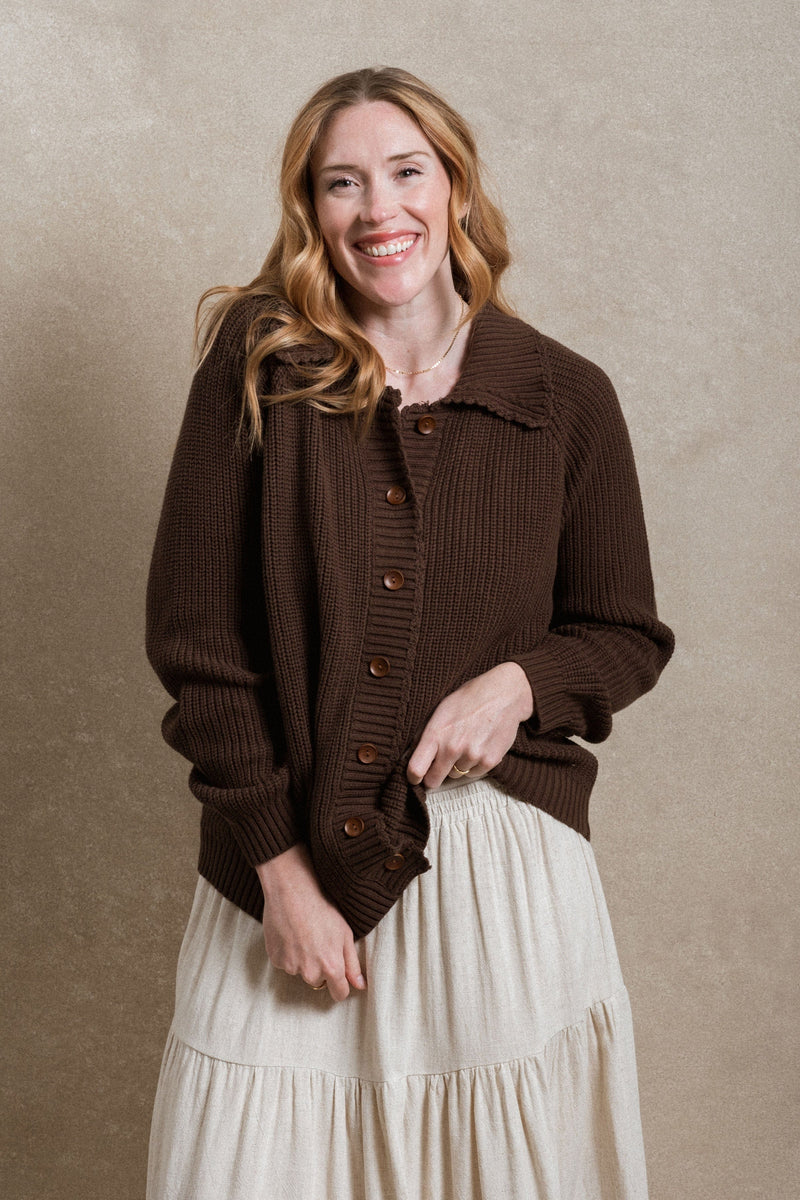 Westlock Cardigan - Chocolate