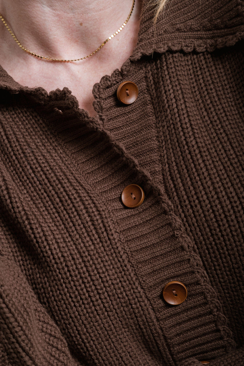 Westlock Cardigan - Chocolate