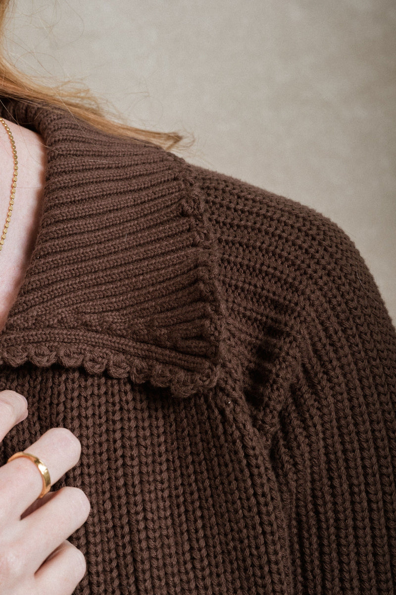 Westlock Cardigan - Chocolate