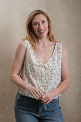 Lucy Blouse - Dandelion Floral