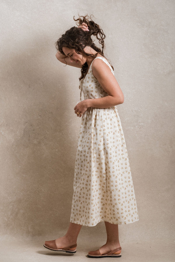 Fawn Dress - Cream Floral