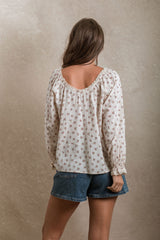 Pendleton Blouse - Rose Floral