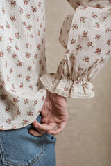Pendleton Blouse - Rose Floral