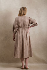 Port Augusta Dress - Brown Floral