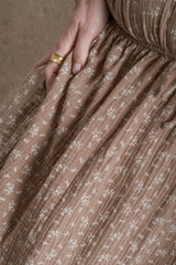 Port Augusta Dress - Brown Floral
