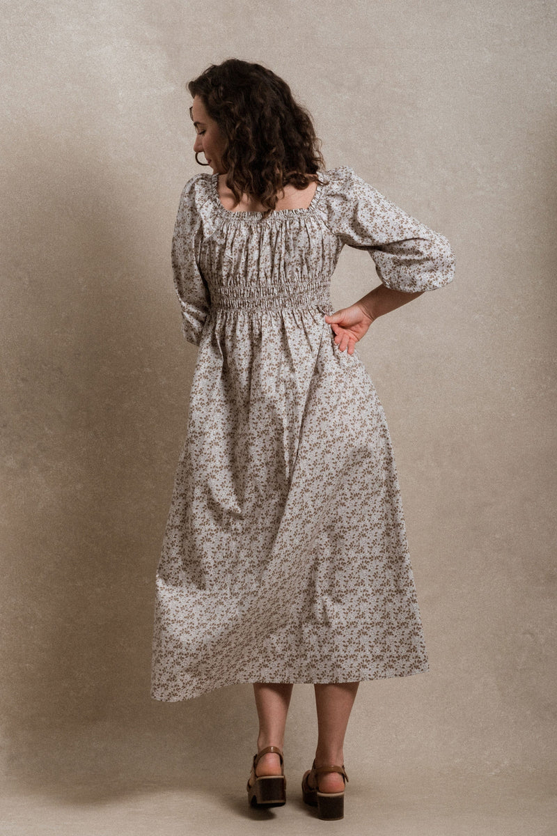Durango Dress - Grey Floral