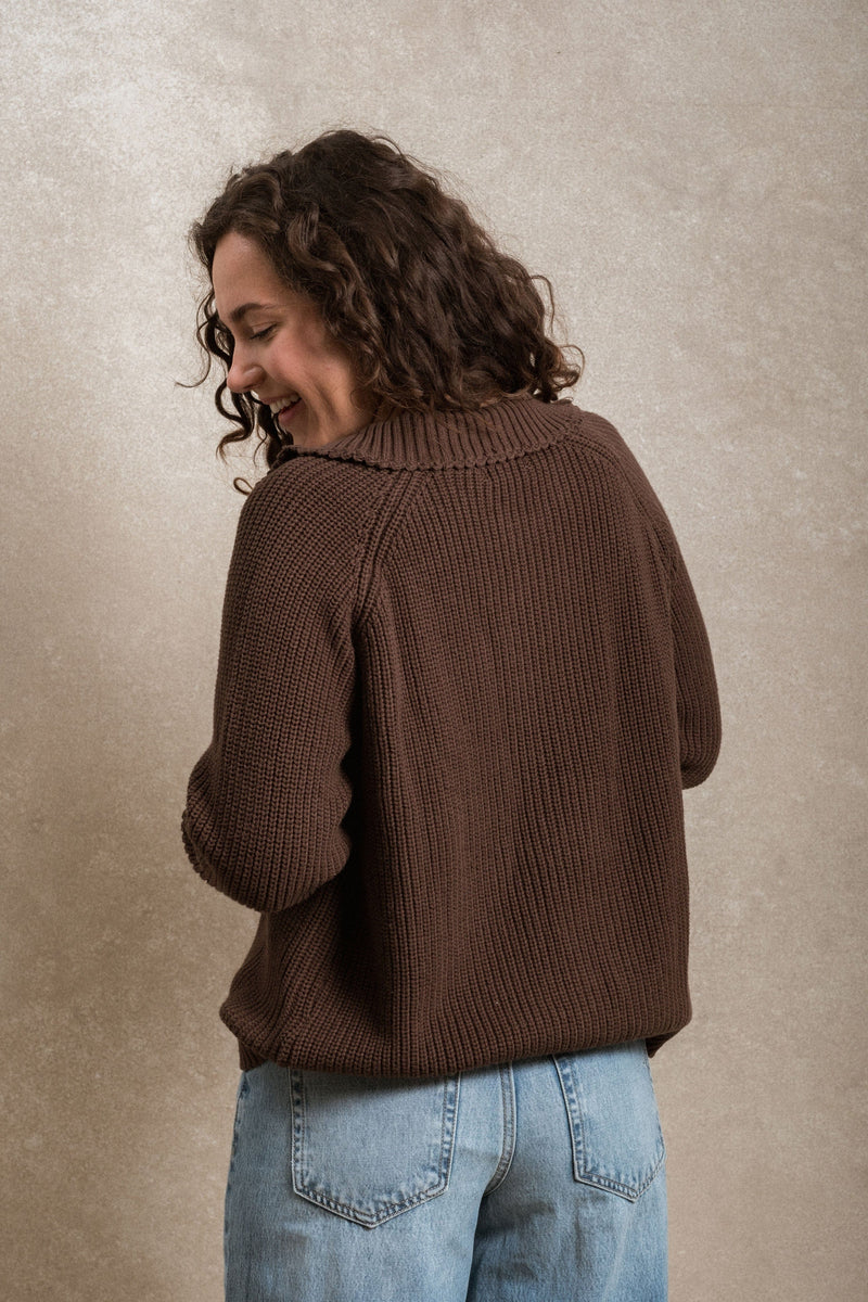 Westlock Cardigan - Chocolate