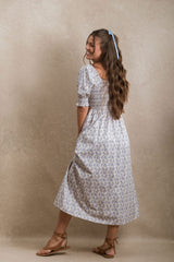 Thira Dress - Blue Floral