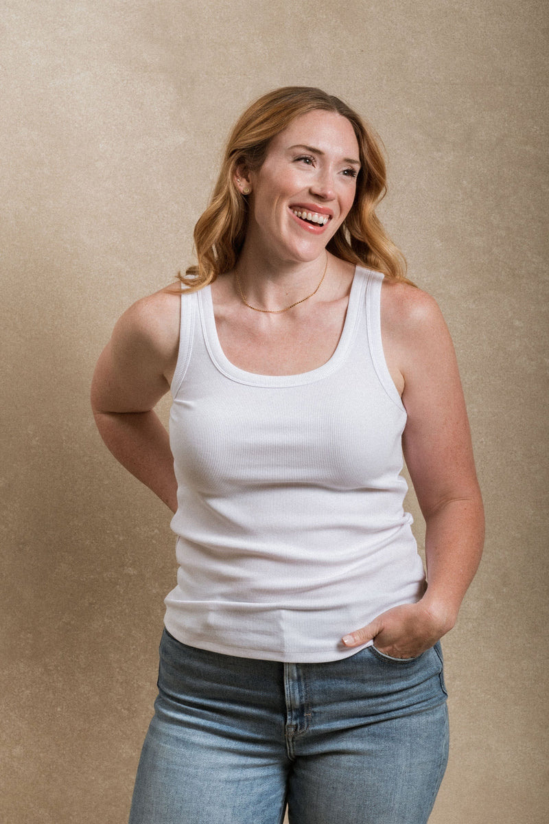Truckee Tank - White
