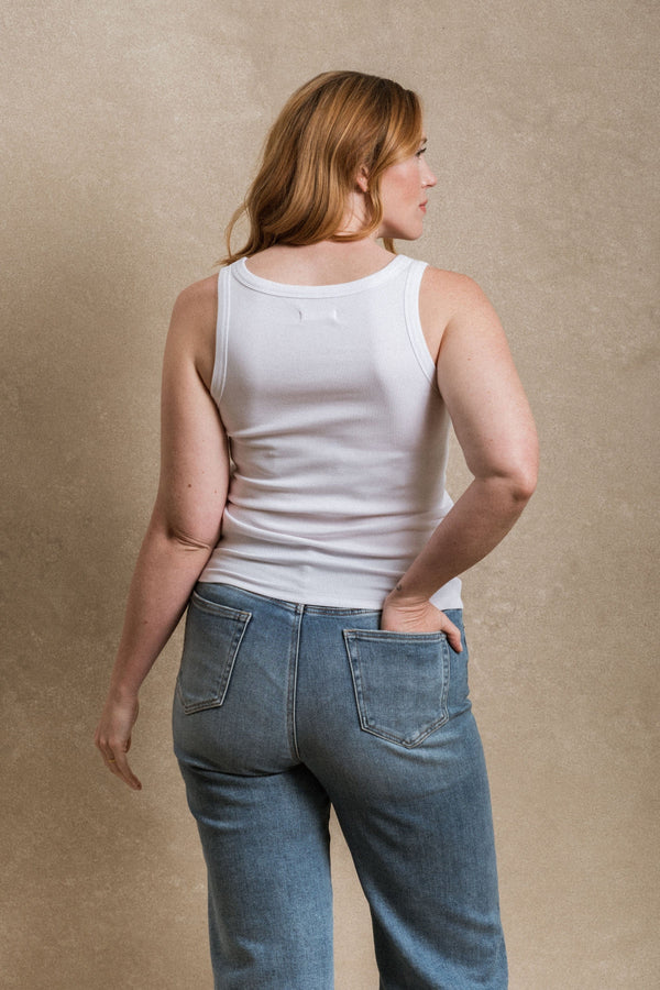 Truckee Tank - White