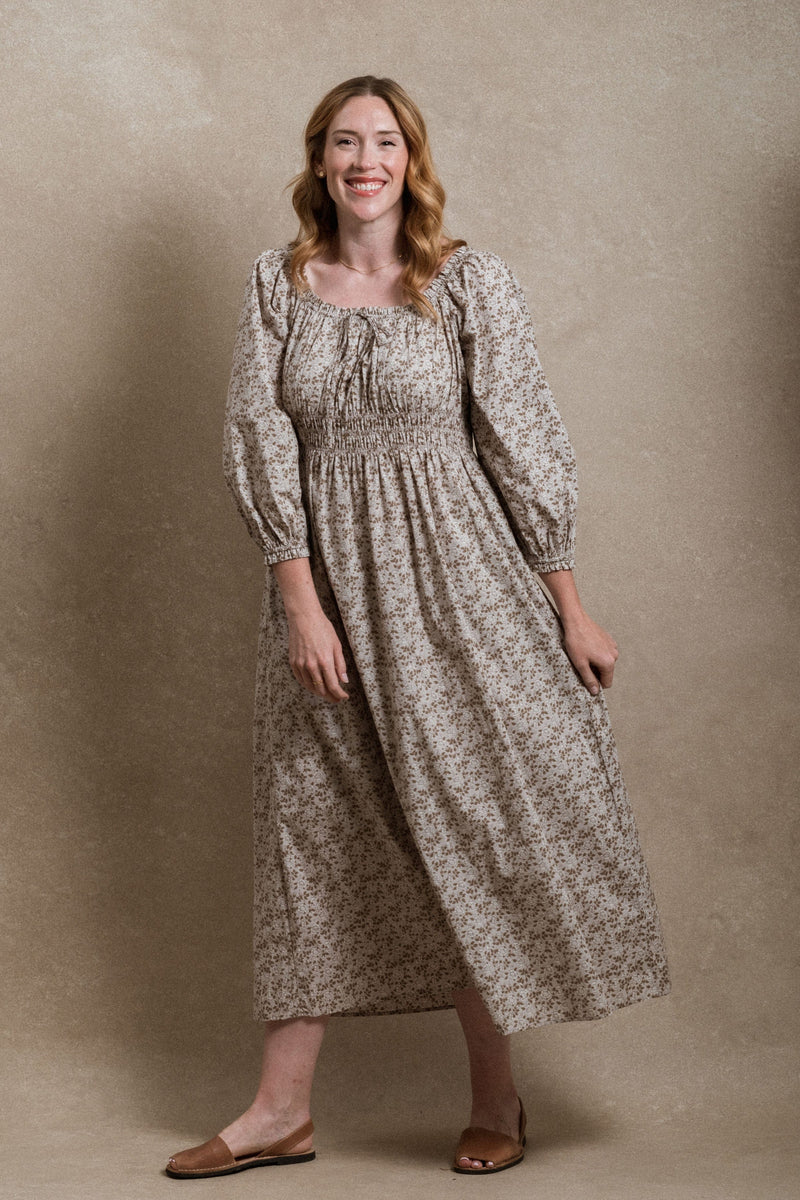 Durango Dress - Grey Floral