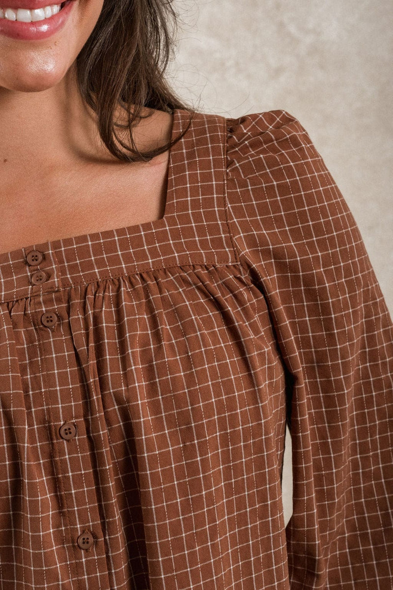 Chesapeake Blouse - Rust