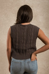 Ivy Vest - Charcoal
