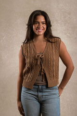 Ivy Vest - Light Brown