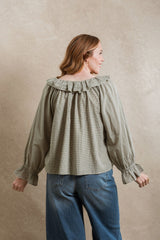 Winnipeg Blouse - Dusty Sage