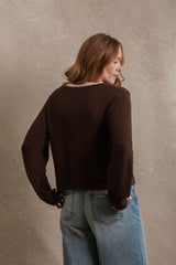 Kerrigan Cardigan - Brown