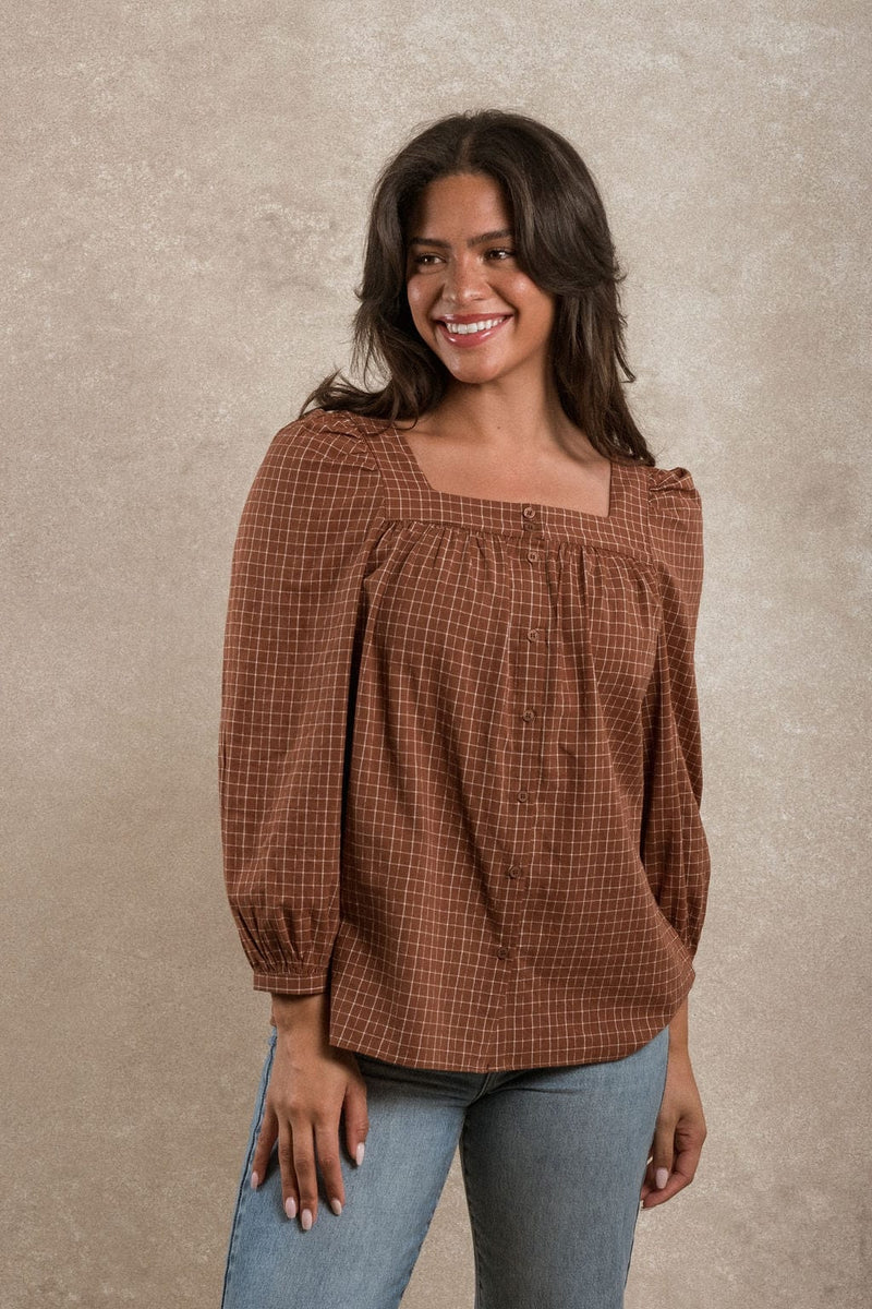 Chesapeake Blouse - Rust