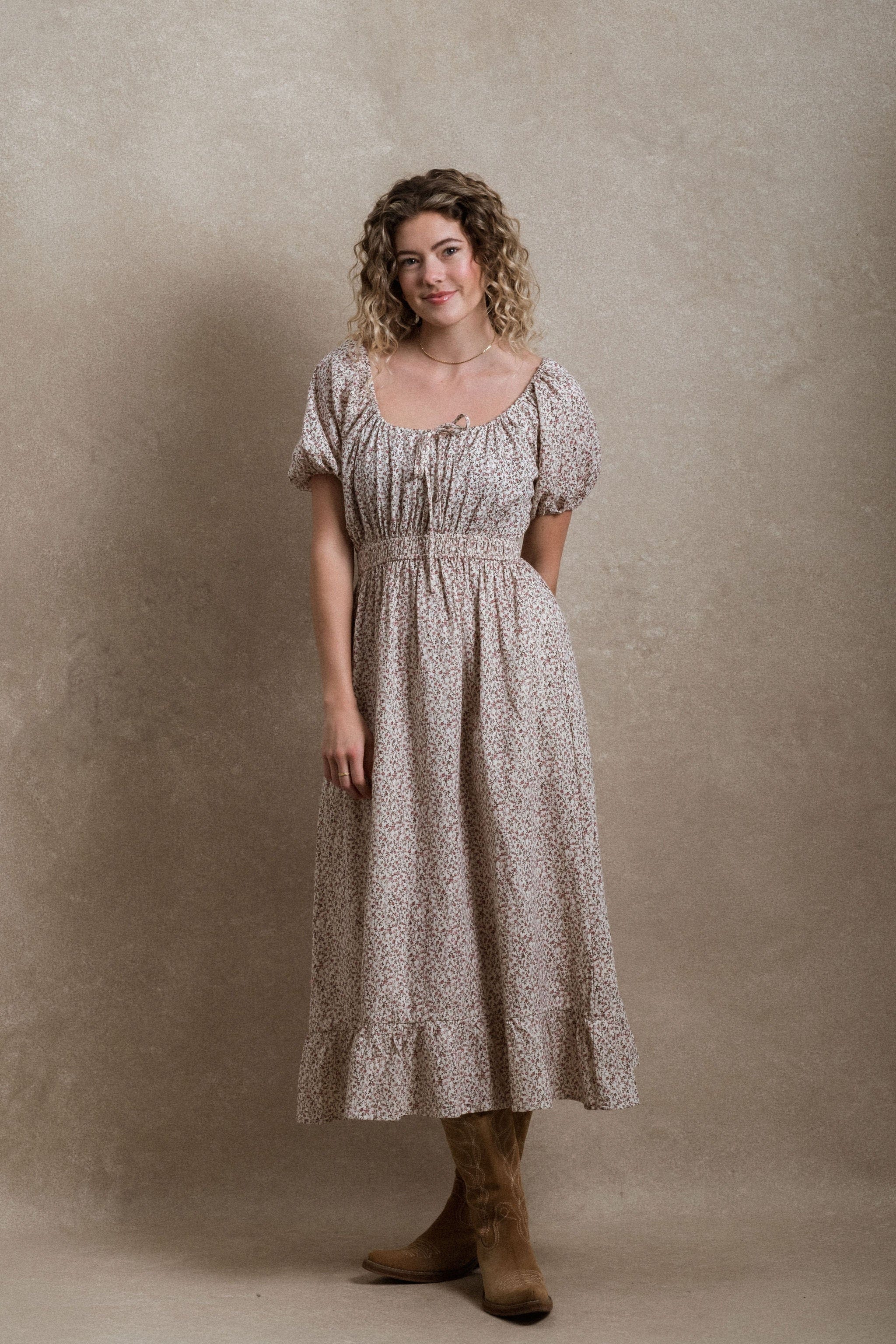 Spring Hill Dress - Rose Floral – Neuflora