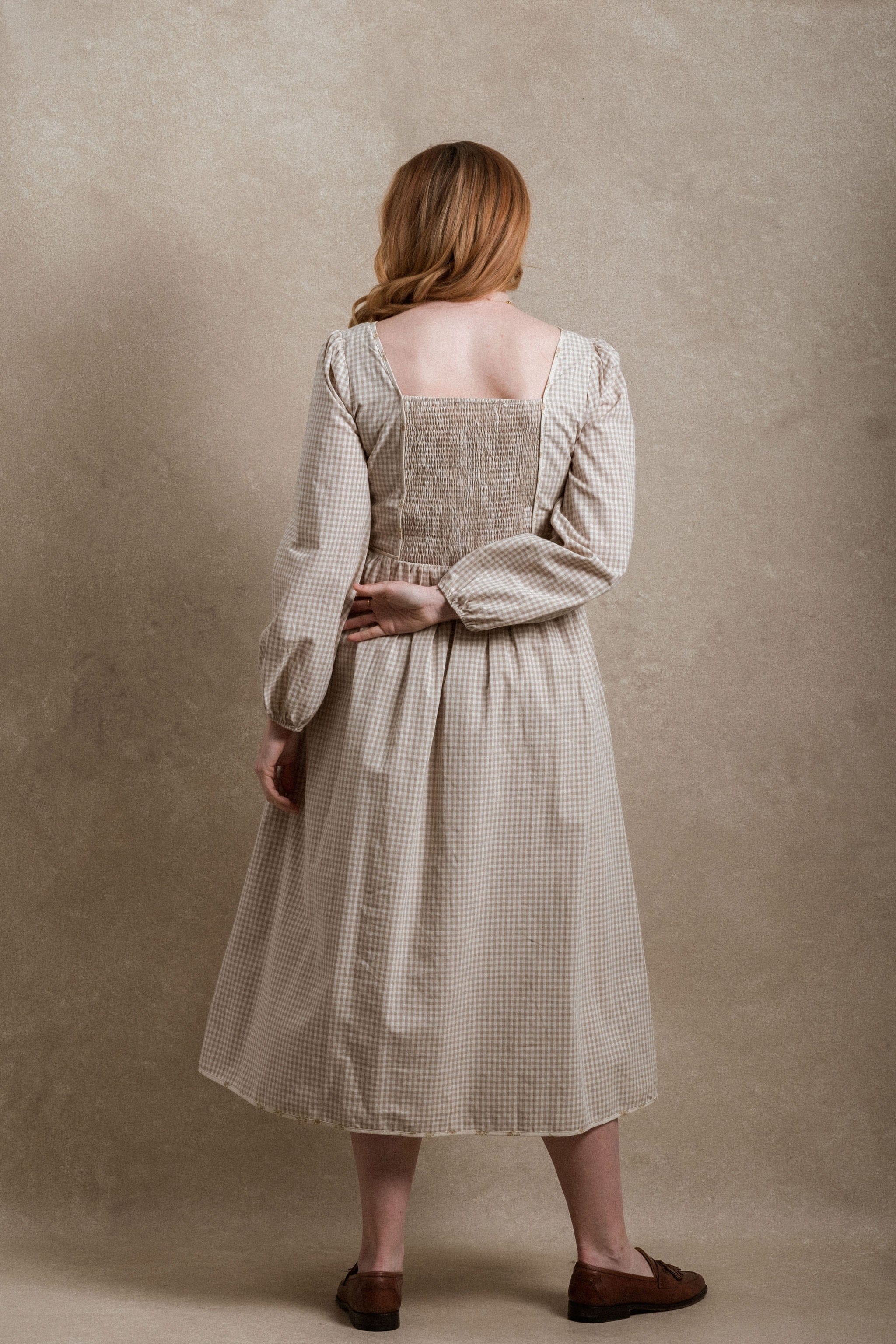Estella Dress - Gingham Medium