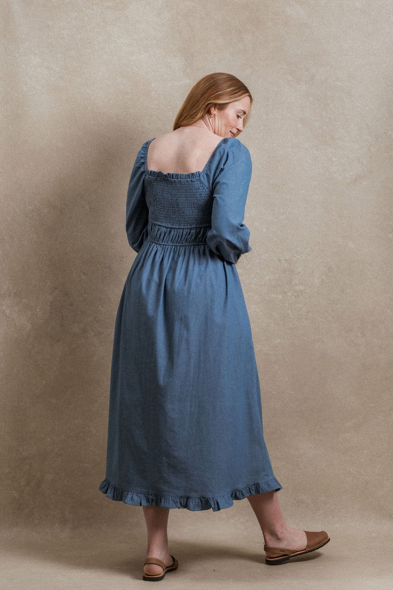 Bellevue Dress - Chambray – Neuflora
