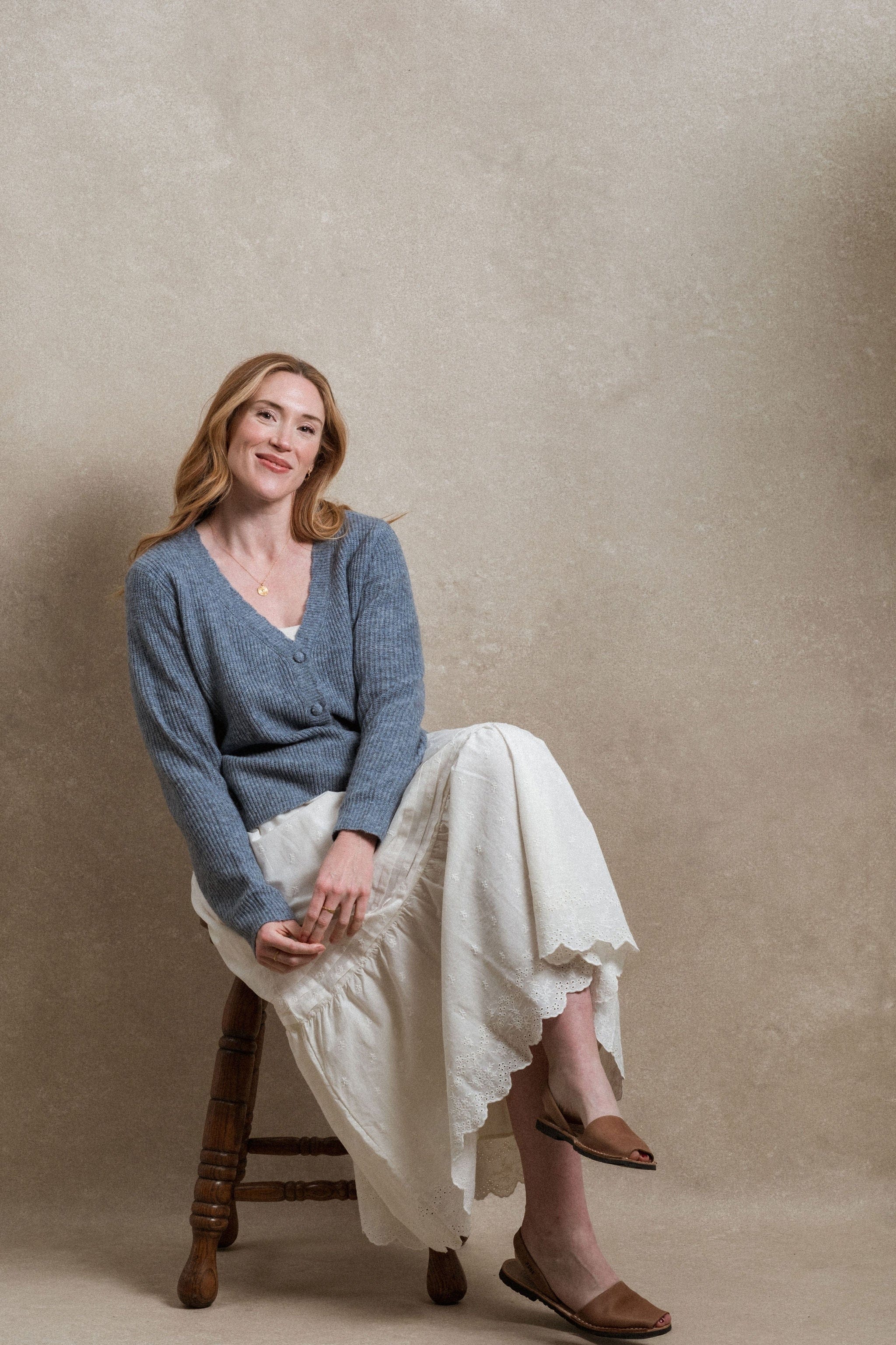 Gold Coast Cardigan - Dusty Blue – Neuflora