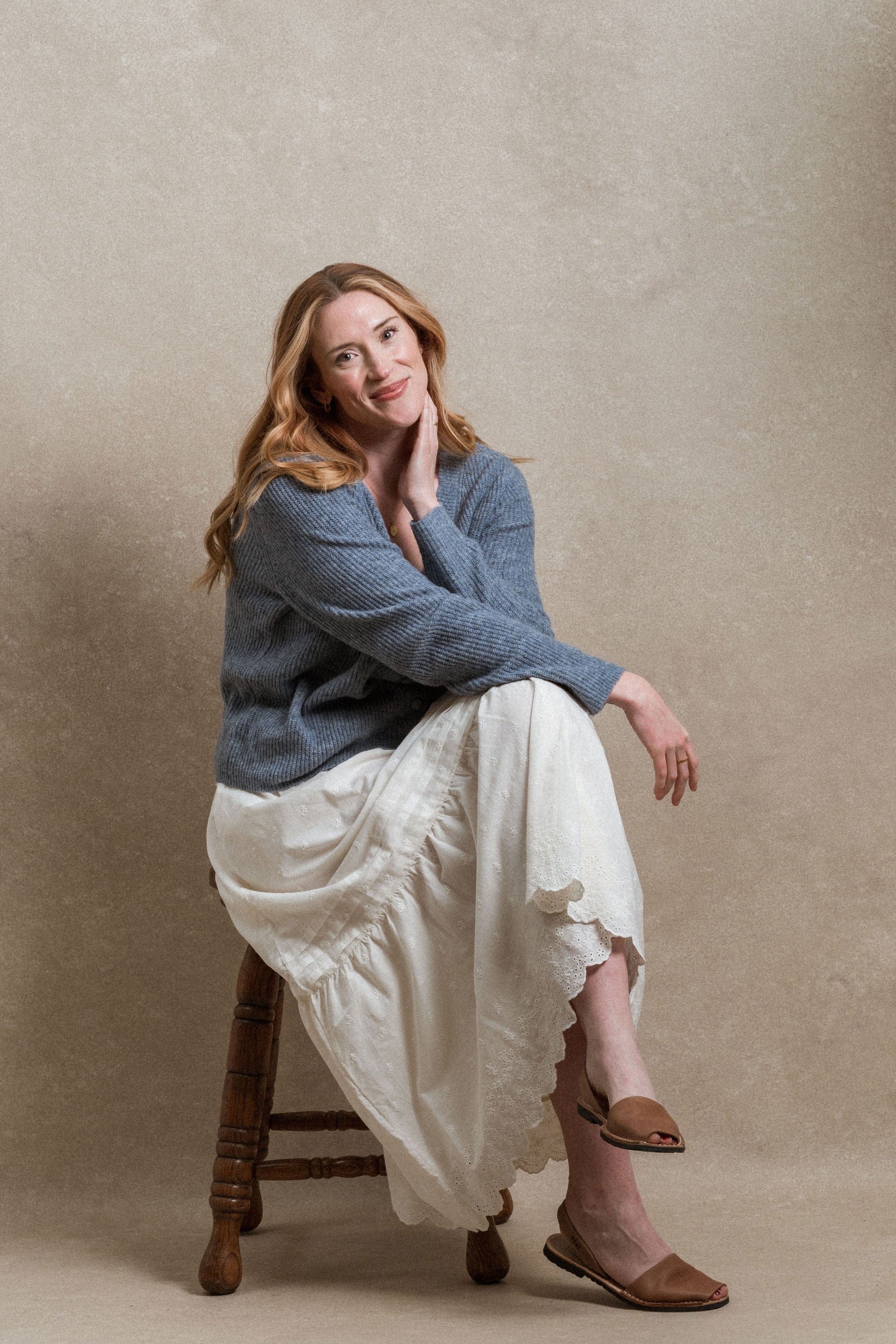 Gold Coast Cardigan - Dusty Blue – Neuflora