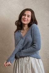 Gold Coast Cardigan - Dusty Blue