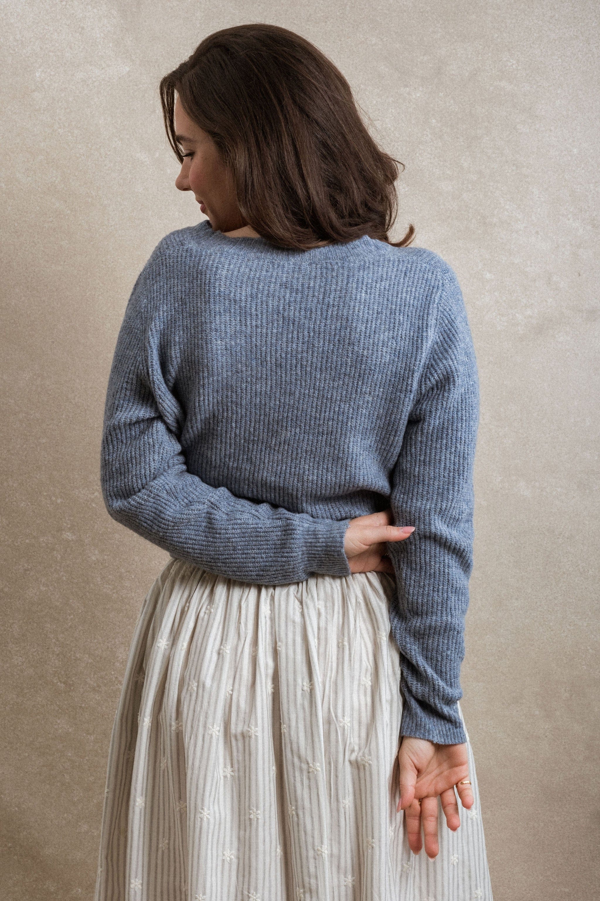 Gold Coast Cardigan - Dusty Blue – Neuflora