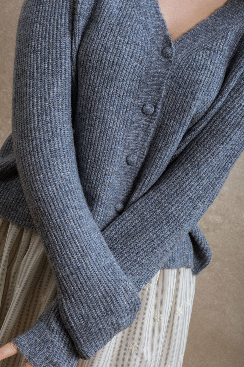 Gold Coast Cardigan - Dusty Blue – Neuflora