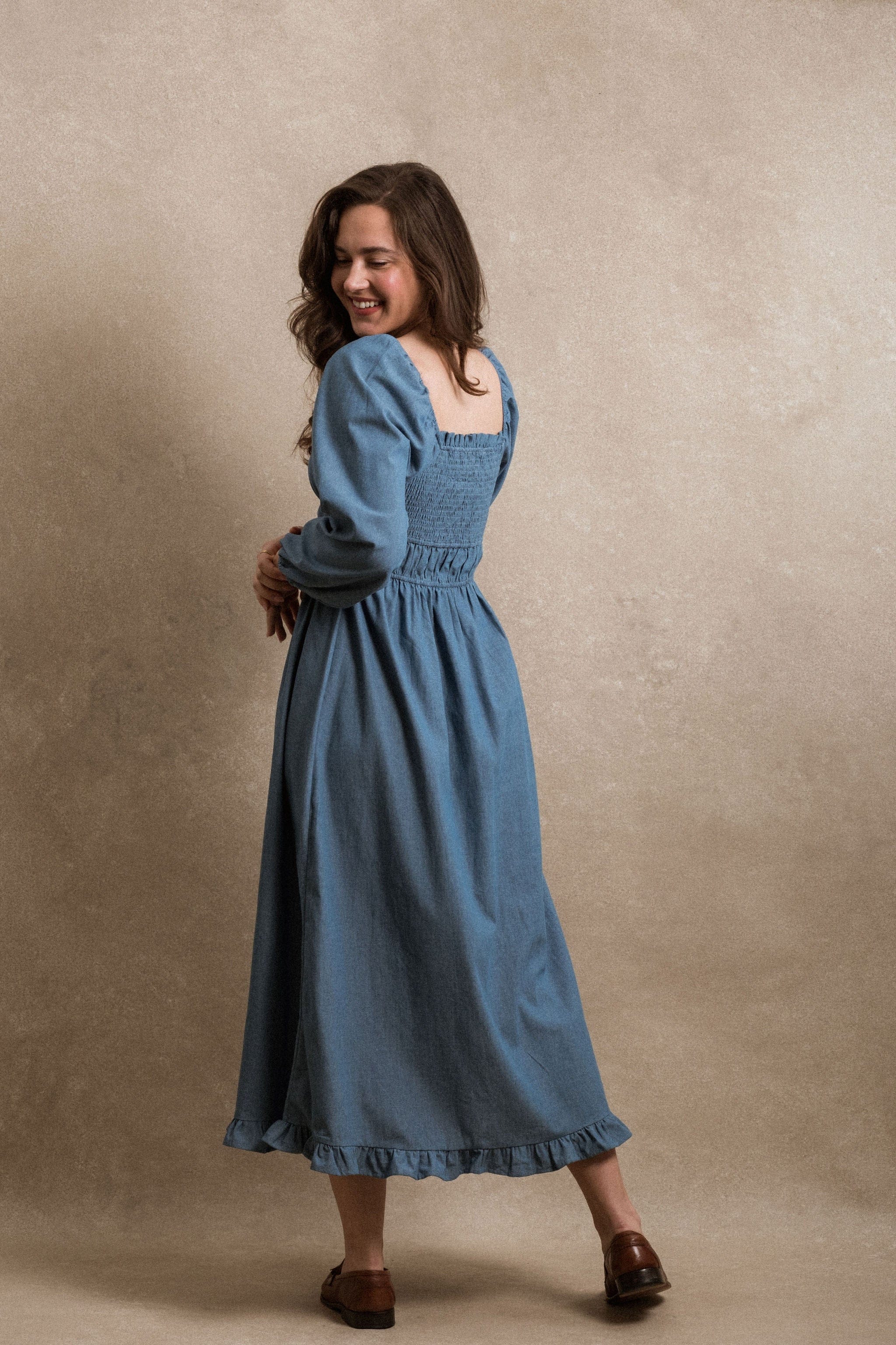 Bellevue Dress - Chambray – Neuflora