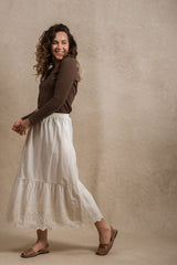 Delphi Skirt - Cream