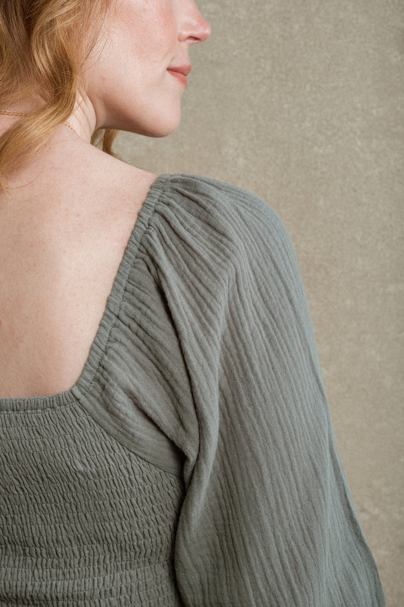 Loveland Dress - Dusty Eucalyptus