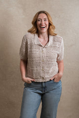 Louisa Top - Taupe