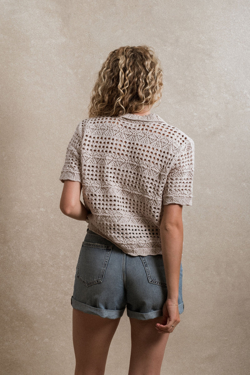 Louisa Top - Taupe