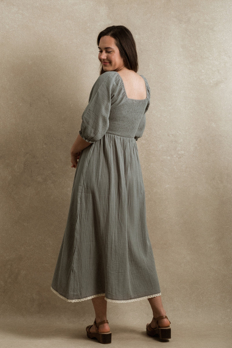 Loveland Dress - Dusty Eucalyptus