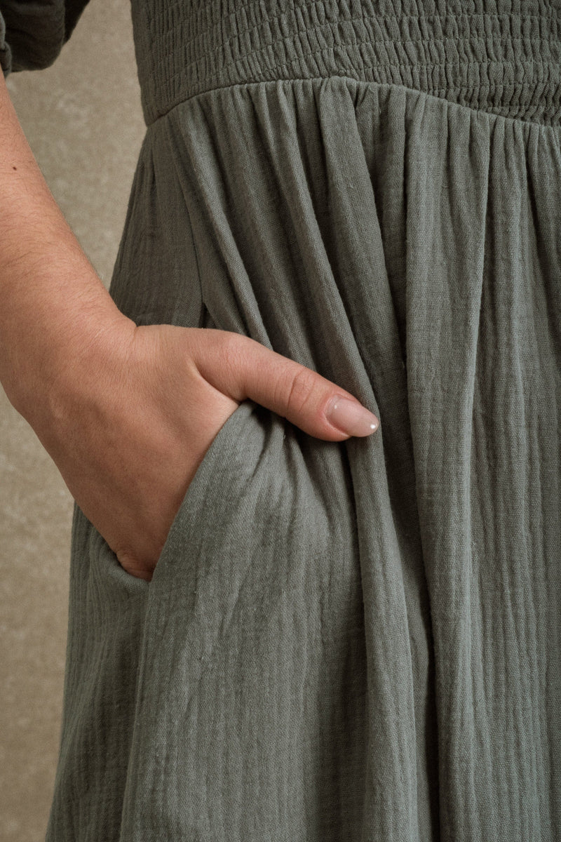 Loveland Dress - Dusty Eucalyptus