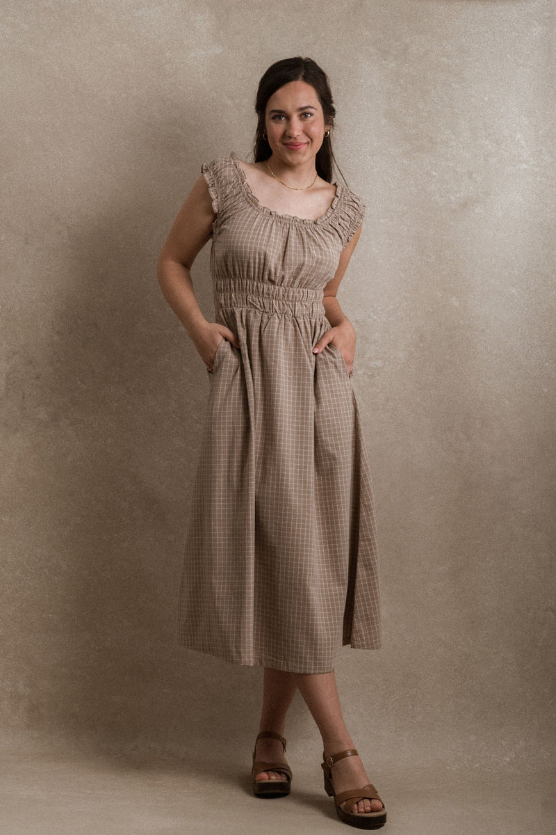 Monaco Dress - Tan