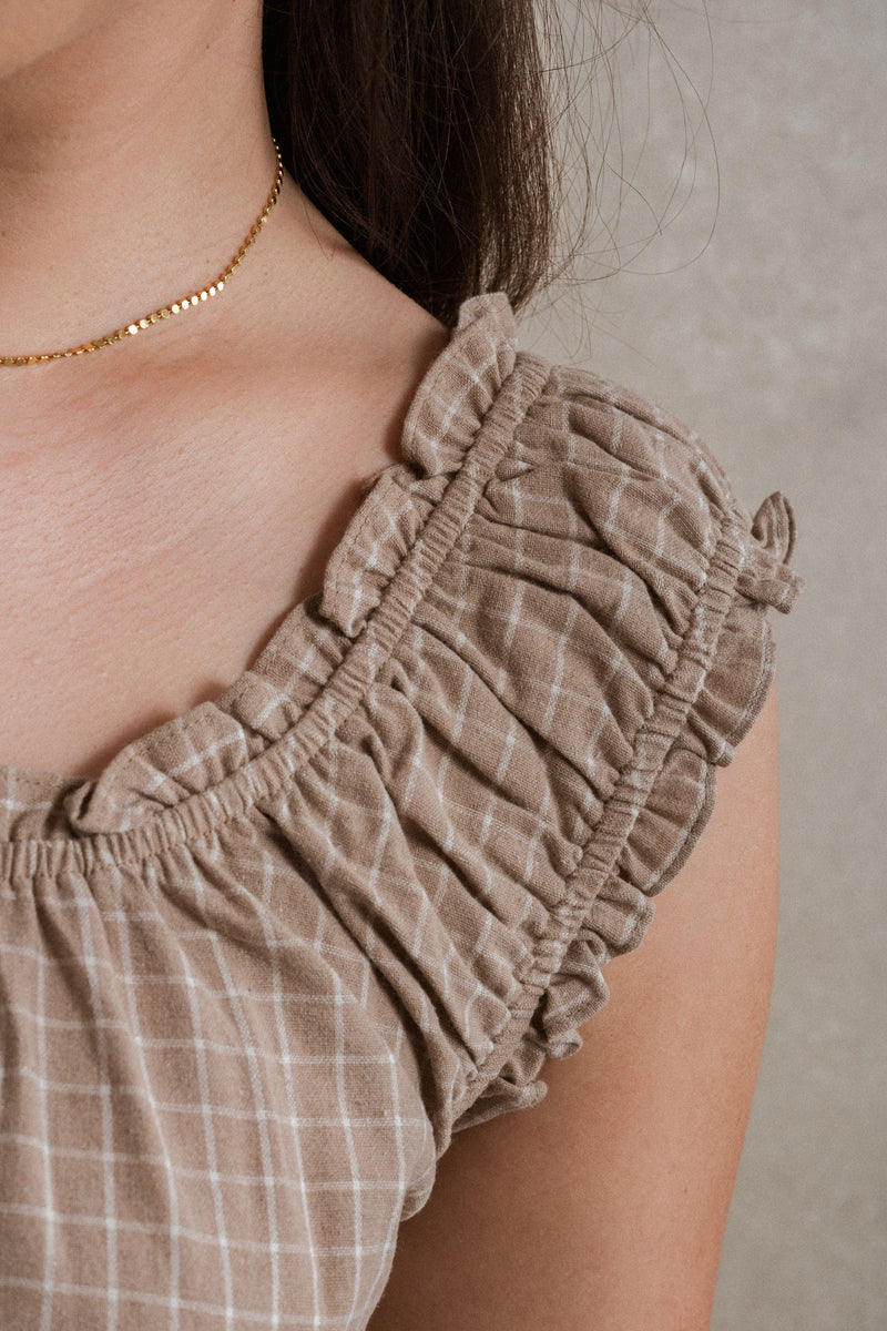Monaco Dress - Tan