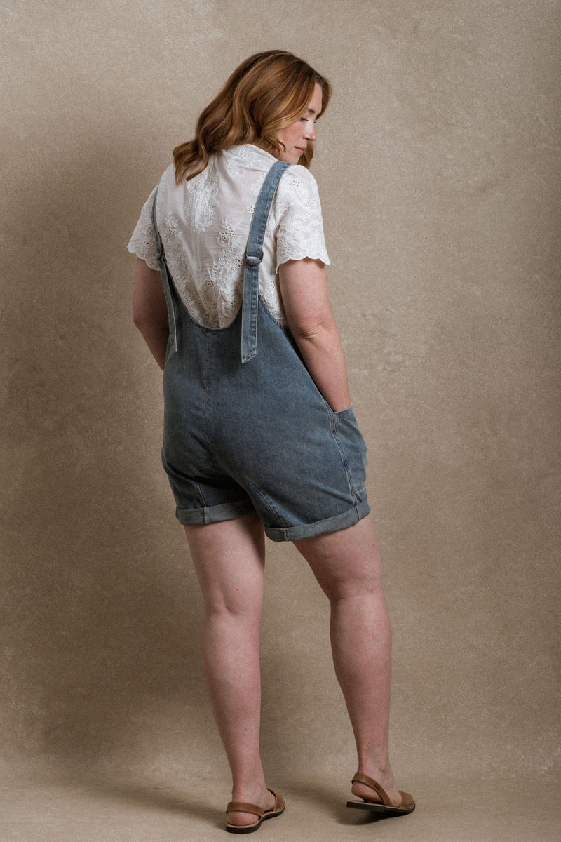Verona Shortalls - Medium Wash