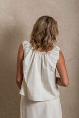 Livi Blouse - Cream Floral