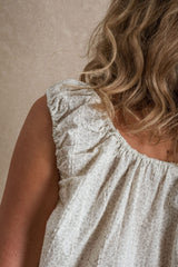 Livi Blouse - Cream Floral