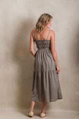 Everly Dress - Chesnut Gingham